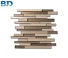 Used Bathroom Interlocking Glass Mix Stone Mosaic Tile