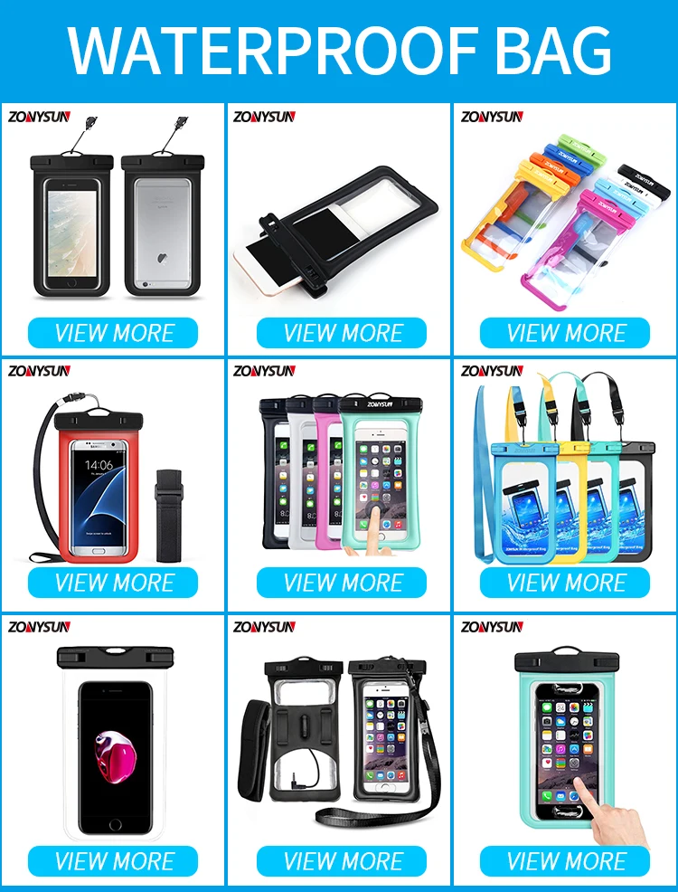 Waterproof Cell Phone Bags Dry Travelling Custom Cellphone Pouch