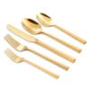 New international stainless steel hand forged long handle cutipol flatware set