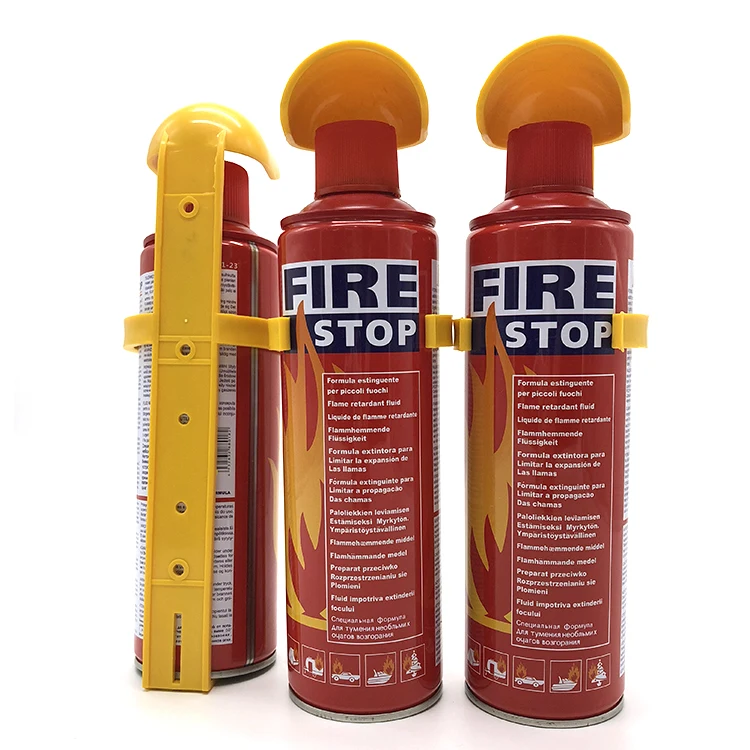500ml Fire Stop Extinguisher Foam Spray With Holder For Car Household