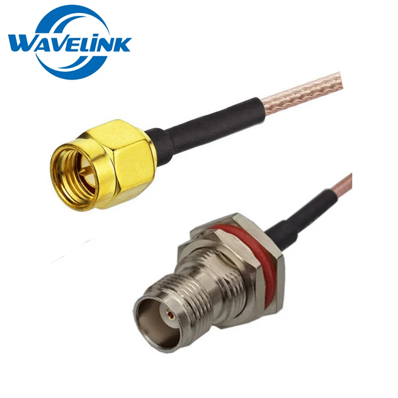 Malaguti Ronco Adattatore Cavo RG178 Da TNC Femmina Panel A MMCX Maschio Angolato - 15 Cm, Per Antenne Radio E GPS Mach3 Cnc - Foto 11