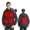 Winter Mens Electric Battery Dog Heated Coat For Skiing
