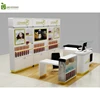 Wall mounted cosmetic shop shelf display retail cosmetic showroom design for sale