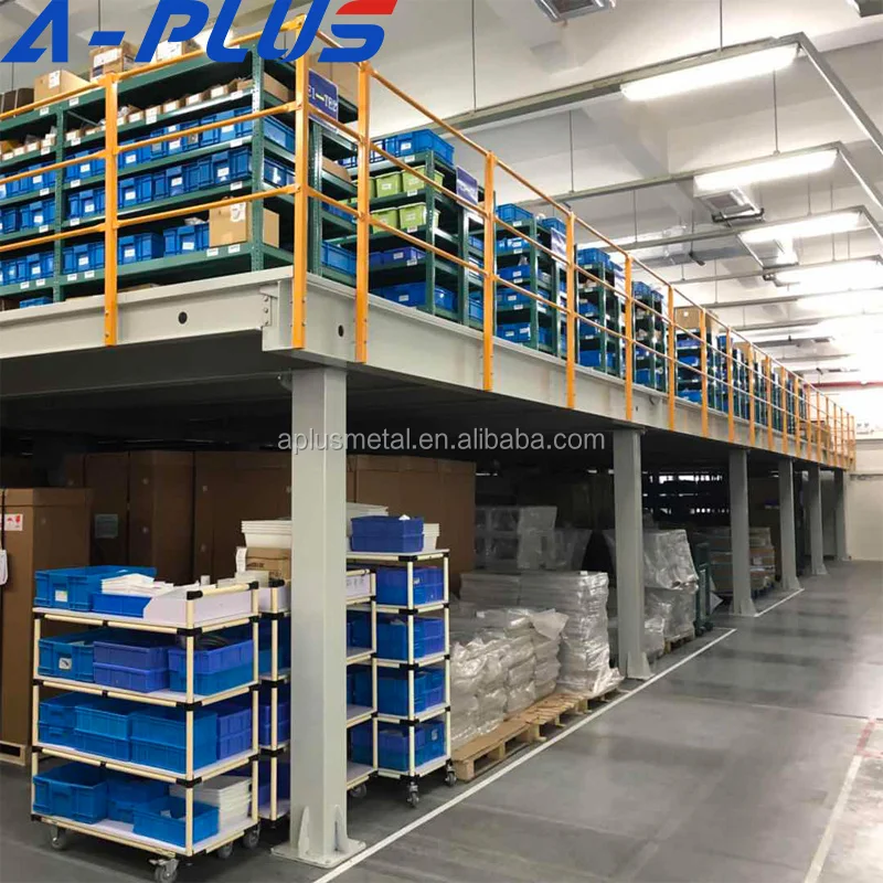 Multitier Racking Warehouse Racks For Spare Parts Heavy Duty Warehouse