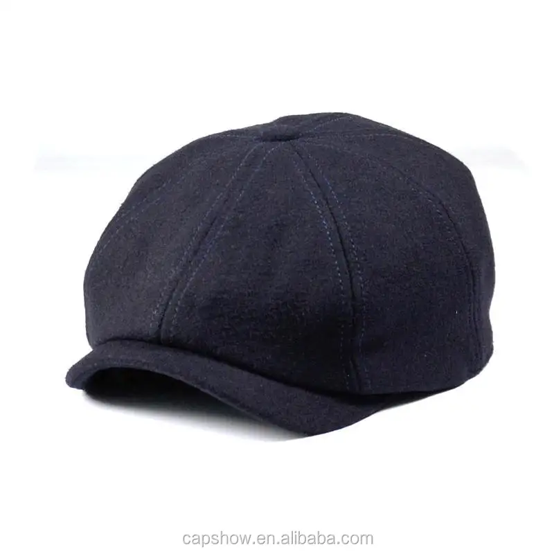Custom Ivy Hats Short Brim Berets Men Caps Blank Wool Beret - Buy Blank ...