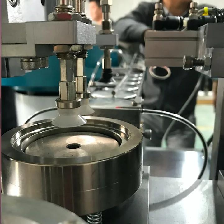 55mm Electric Automatic Button Making Machine Custom Mirror And