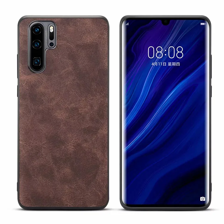 Wholesale Classical PU Leather Phone Case Back Cover for Huawei P30 Pro