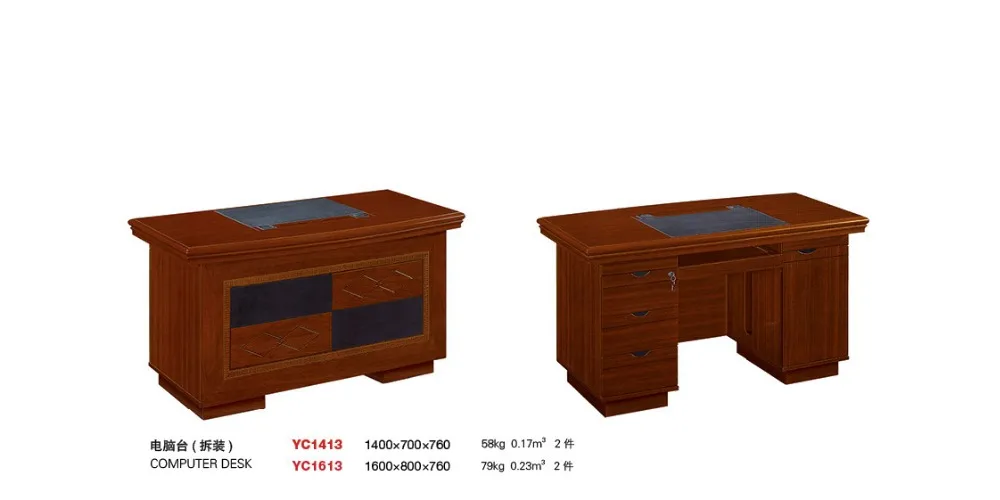 Excellent Recessed Monitor Computer Desk Factory Sell Directly