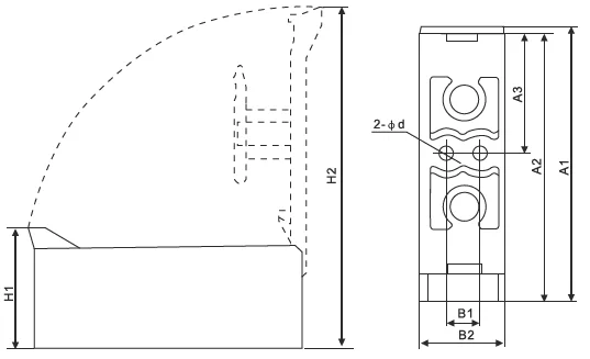 Fuse carrier RT18-32 RT18-32X RT18-63X RT18L-63 RT18L-125 RT14-20 32A 63A 125A RT18 10x38 14x51 22x58 Fuse Holder