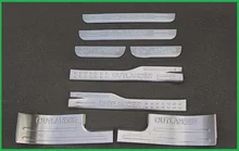 For Mitsubishi outlander stainless steel Internal and External door sill strip decoration strip 2013-2016 outlander