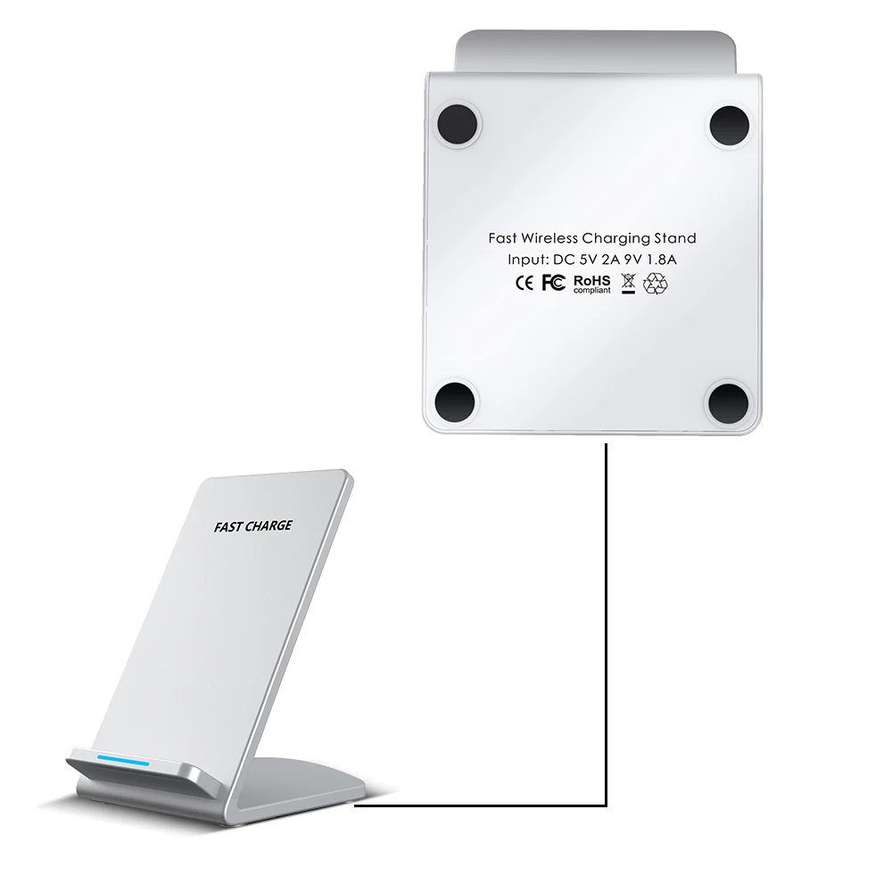 Top Selling Wireless Usb Chargers QI Wireless Phone Charging Mat Dock