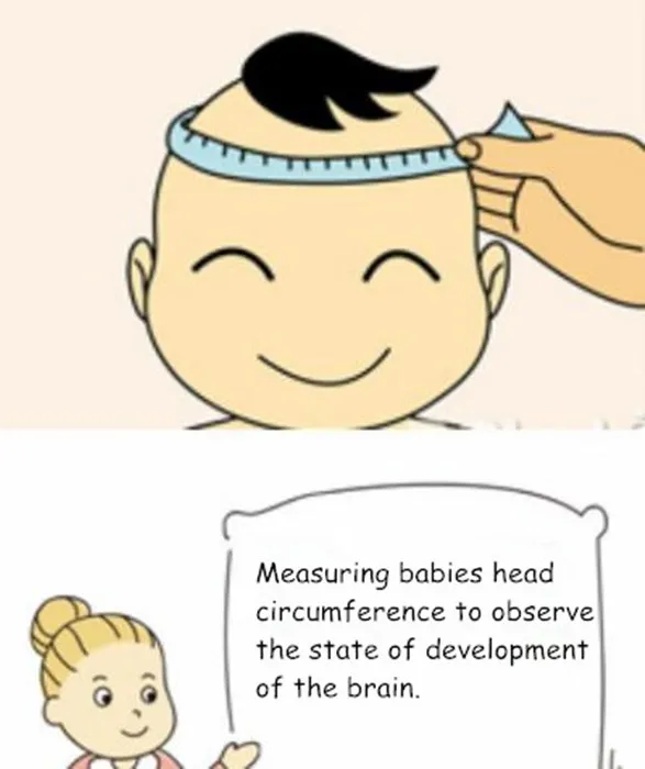 Colorful Baby Head Circumference Metric Measurement Tape For Hospital