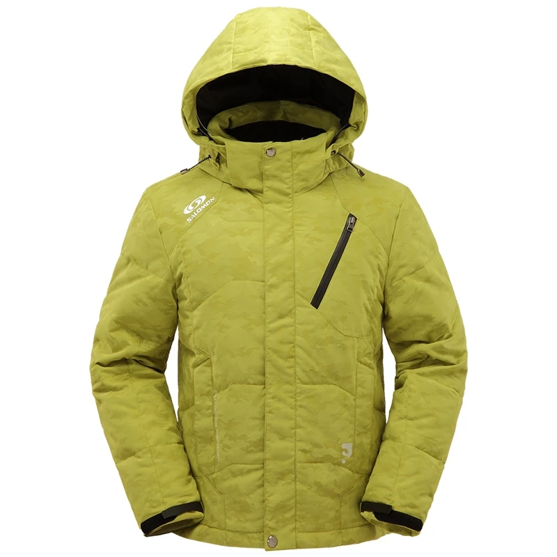 2015 good quality men's winter cotton jacket hat outdoor