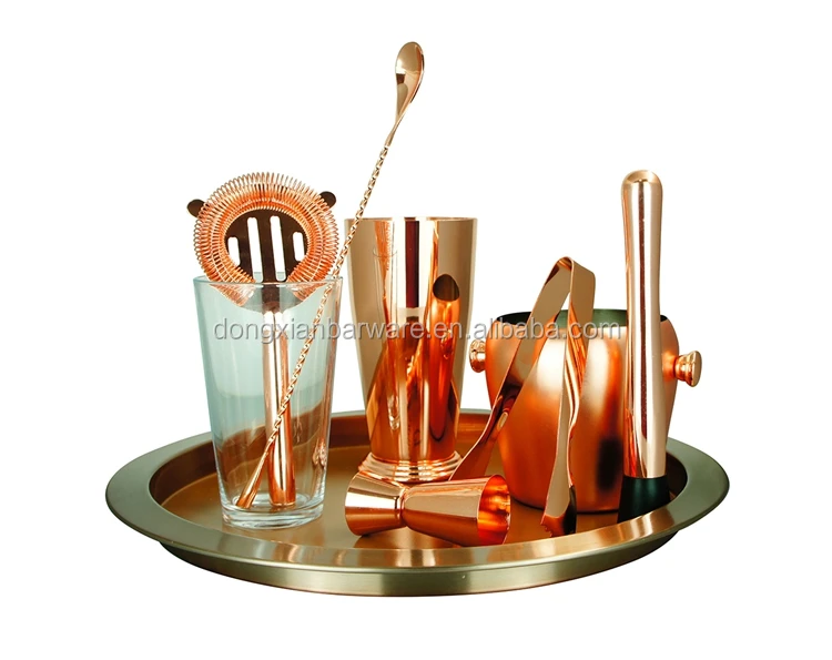 11 Piece Bartender Kit Premium Parisian Cocktail Boston Barware Set