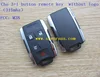 Che 3+1 button remote key without logo 315mhz FCC M3N