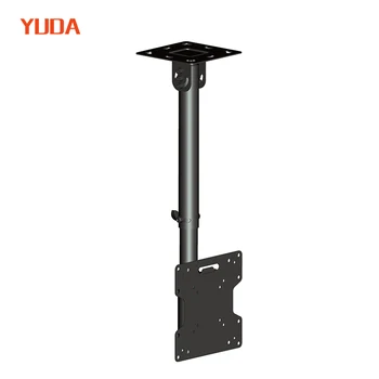 Lcd Clamp Adjustable Height Tv Ceiling Mounts Bracket For 23 42