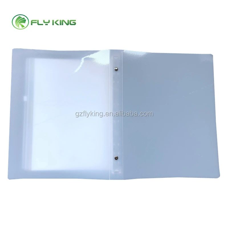 Small Plastic Ring Binder With Divider Transparent Pp File Folder Ring
