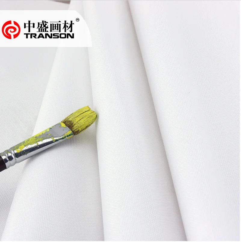 Hot Sale 260cm Artist Linen Canvas Roll Polyester Canvas Fabric Roll not Cotton canvas roll