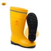 Reliable Quality Yellow PVC Rain Safety Boots with Reflective Strip