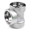 China Manufacturer Supply High Quality Forging Stainless Steel Socket Welding 3000lb 6000lb 9000lb Tee Pipe Fitting