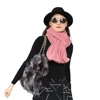 luxury design functional big volume real fur bag lined women fur bag