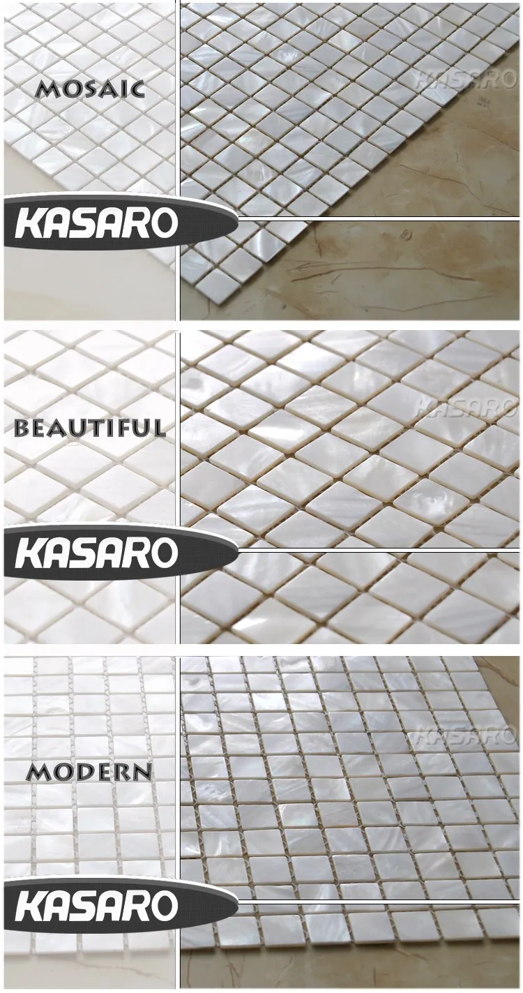 Natural White Mother of Pearl Shell Mosaic Tile