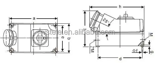 32A IP44 Промышленный разъем Разъем блокировки блокировки