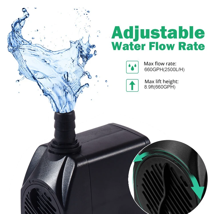 Cheap And Fine Ac 220v 35w 2500l/h 2.7meter Mini Air Cooler Water Pump