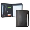 Custom Cheap Business Zipper Art Men's A4 Genuine Leather Portfolio