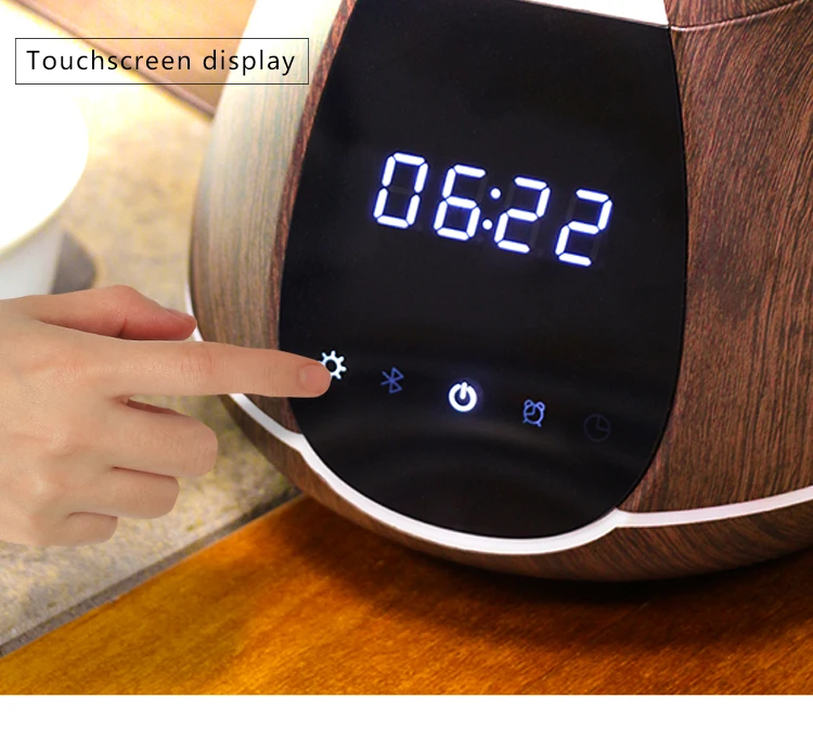 yvette bluetooth alarm clock diffuser