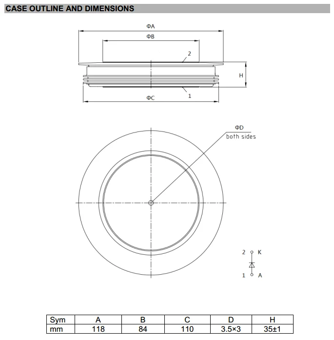power 5000 amp Standard diode rectifier 2000V Rectifiers