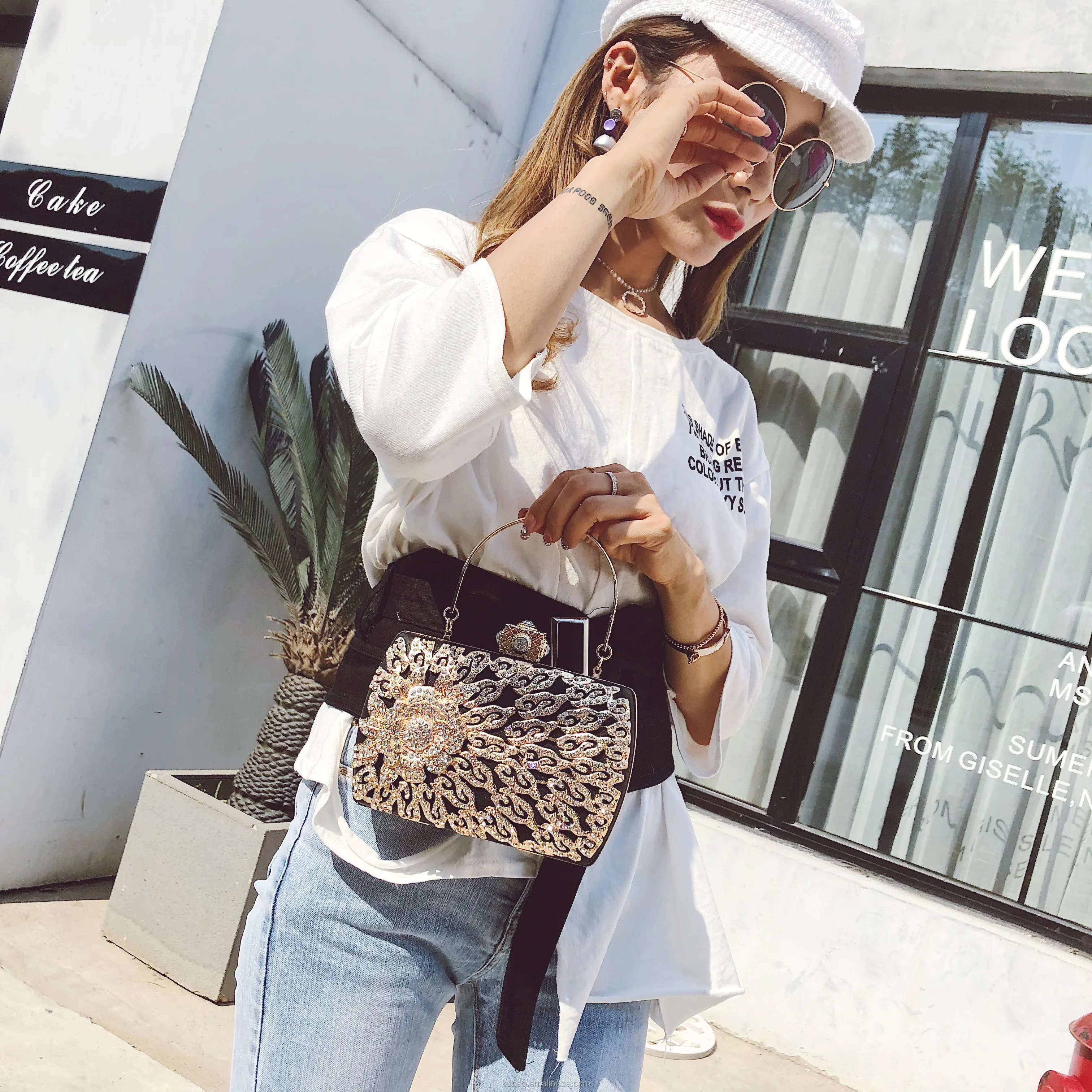 rhinestone evening bags