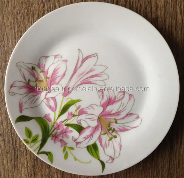 printing on porcelain plates