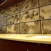 Ink painting stone veneer wall cladding,fireproof waterproof decorative ceramic tile for kitchen bathroom cupboard