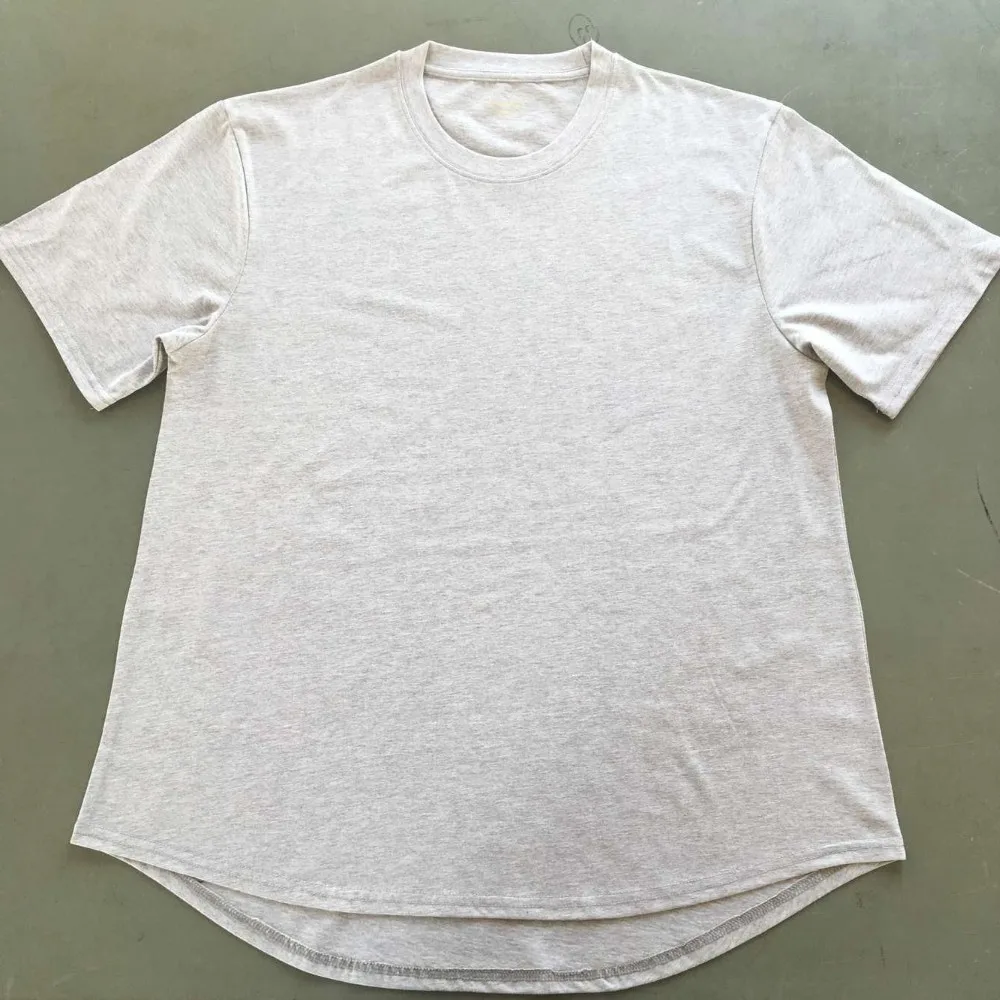 round bottom t shirt mens