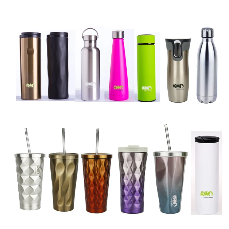 GV011 500ML/17OZ In Stock Double Wall Stainless Steel cola shaped Vacuum Insulated bottle thermos