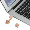New Products Wholesale 256Gb 64Gb Retro Metal Key Shape Usb Flash Drive 2Gb Vintage Jewelry U Disk On Key Memory Storage Stick