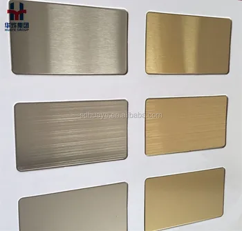 Titanium Gold Bronze Colored Stainless Steel Sheet For Project - Buy ...