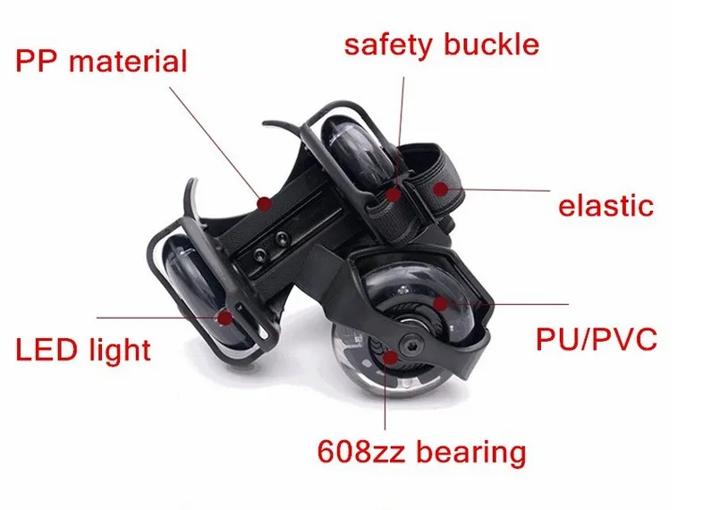 Bigbang Hangzhou Attachable Wheels For Shoes Two Wheel Gyro Scooter Hot