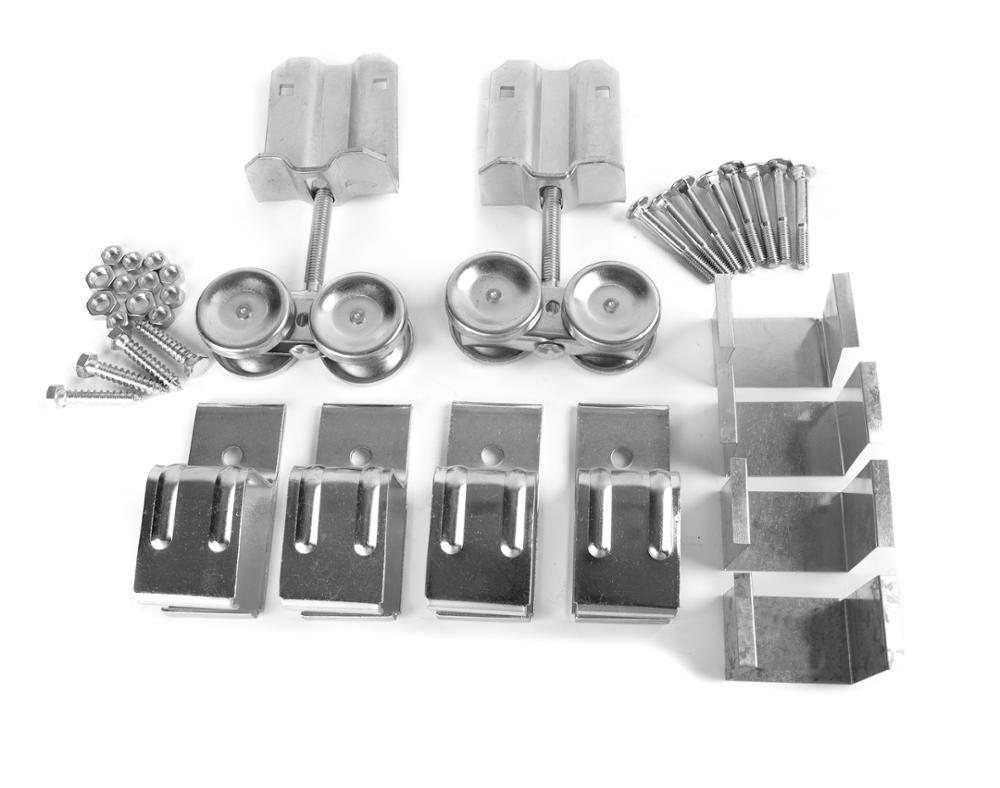 جودة عالية أفضل سعر مخصص مطبوعة الحاجب قوس الحديد الزهر الداخلية انزلاق باب الحظيرة L2001