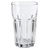 high quality takeaway dropper stackable handles wide mouth with cap glass cup