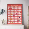 Customized Scratch off poster 100 Kid's Books Scratch Off Bucket List Poster Scratch Off Movie Poster
