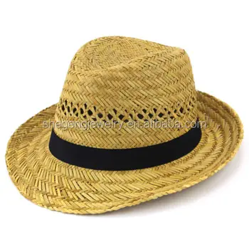 mens trilby straw hats