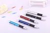 Deli business-office outer convenient retractable refill special structure fast sale mental ball pen