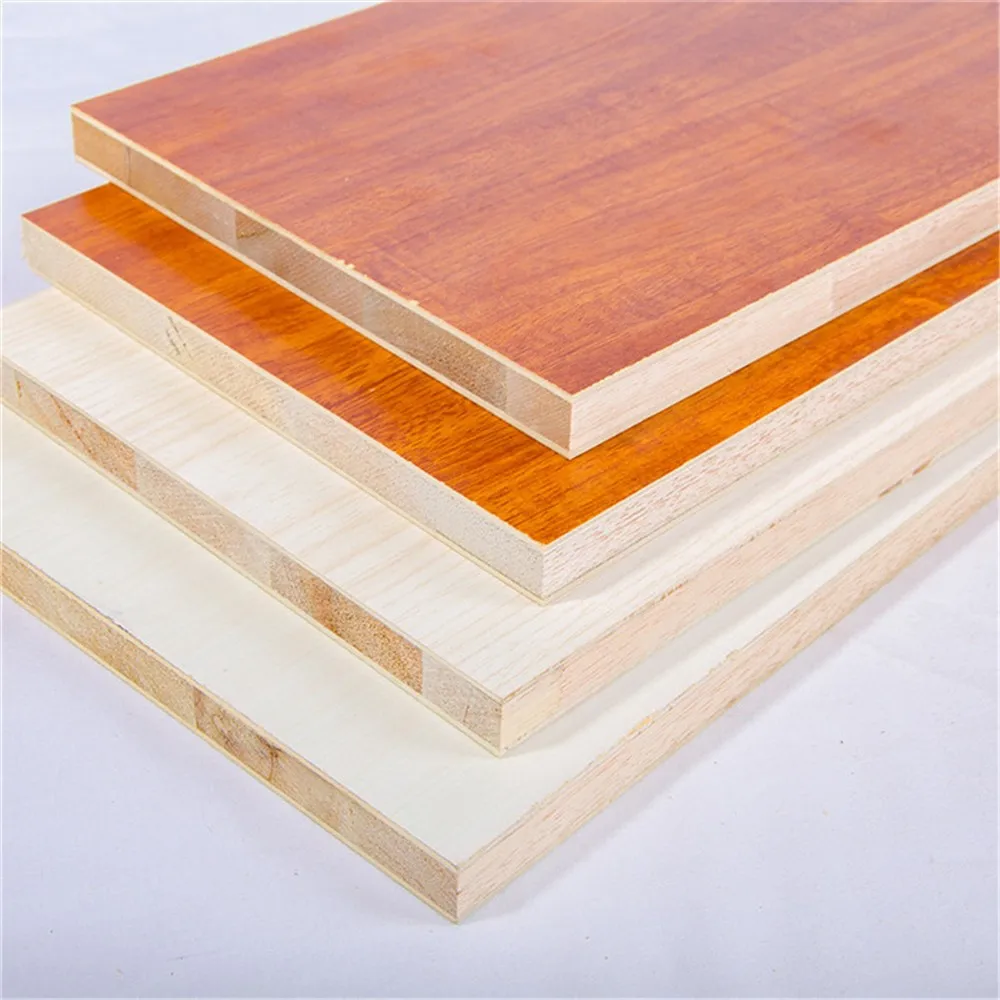 Melamine Faced Wood Block Board/blockboard For Furniture And Decoration