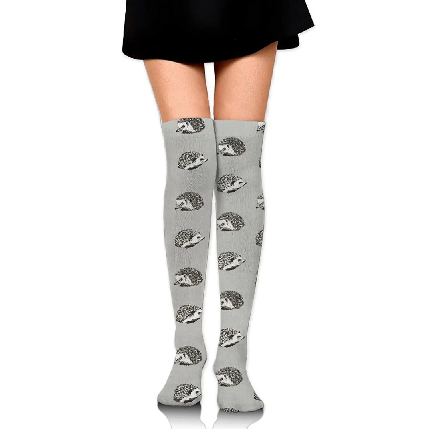 Zaqxsw Hedgehog Women Graphic Thigh High Socks Girls Socks For Teen Girls