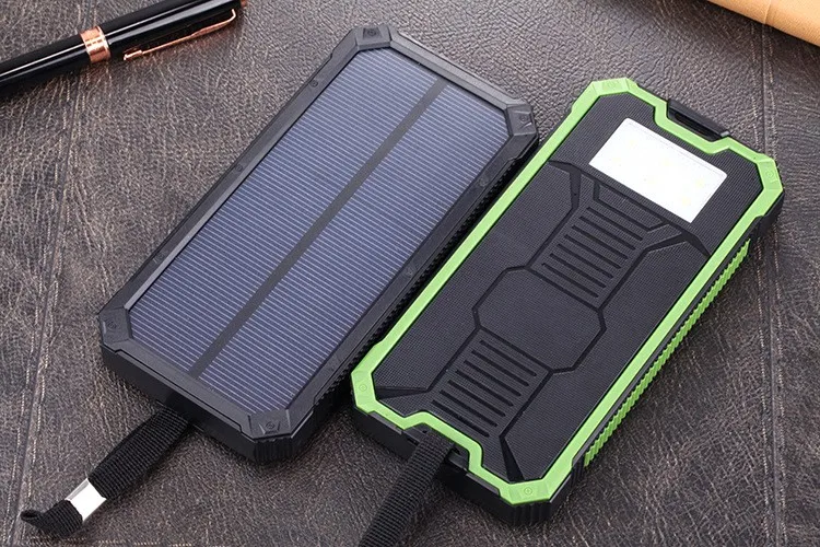 new products 2017 solar mobile phone charger,10000mAh solar power bank