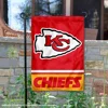 Free sample custom NFL Kansas City Chiefs cheap custom garden flags