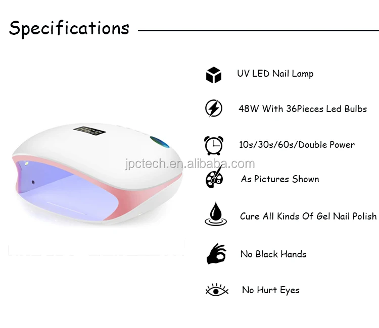 Wholesale SUNUV SUN4S 48W led Uv Nail Polish Lamp For Gel