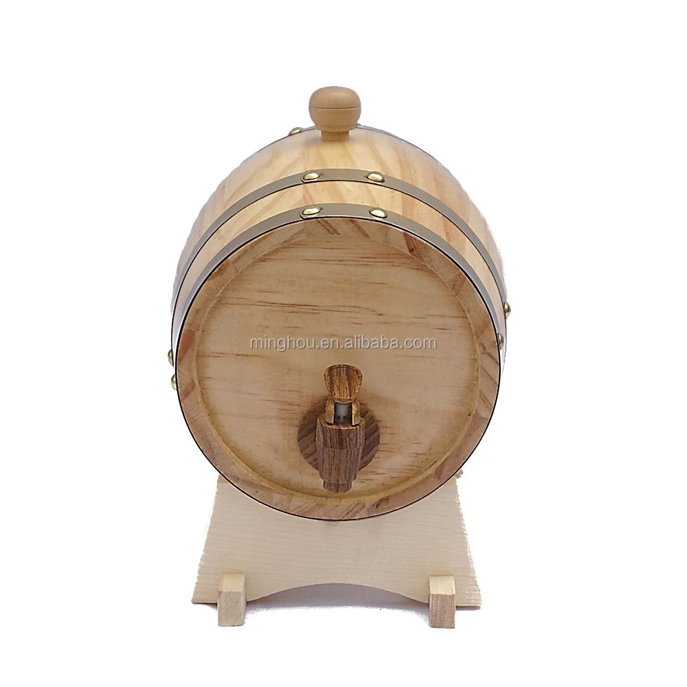 3l Unique Oak Pine Wine Barrels/wooden Wine Barrel/barrel Stand Buy
